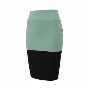 LuLaRoe Mint and Black Pencil Skirt